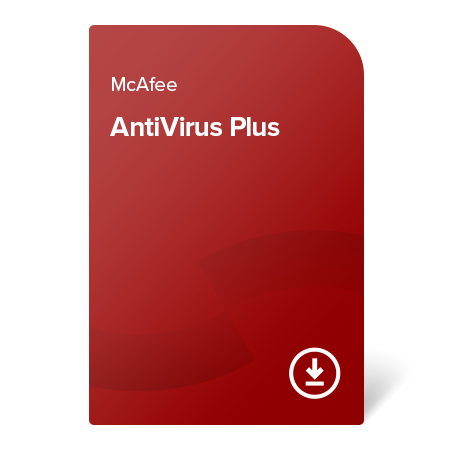 McAfee AntiVirus Plus – 1 an Pentru 1 dispozitiv, certificat electronic