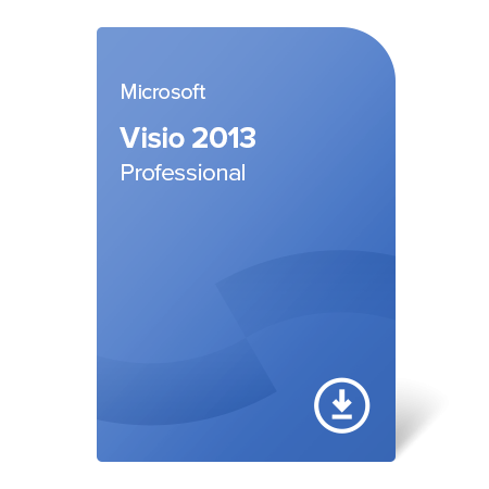Visio 2013 Professional (D87-05358) certificat electronic