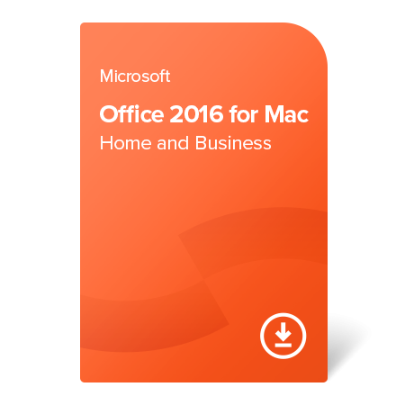 Office 2016 Home and Business pentru MAC (W6F-00952) certificat electronic