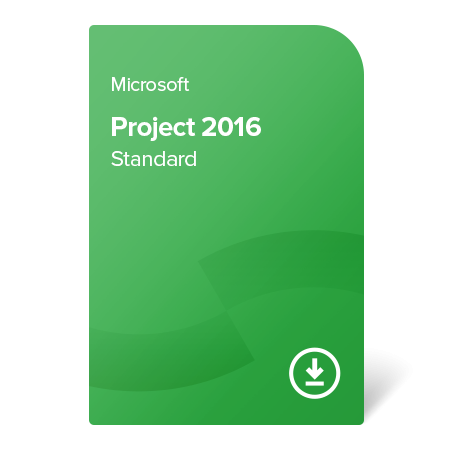 Microsoft Project 2016 Standard (Z9V-00342) certificat electronic