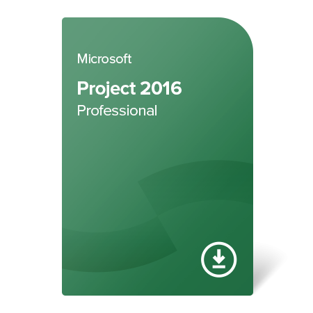 Microsoft Project 2016 Professional (H30-05445) certificat electronic