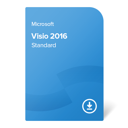 Microsoft Visio 2016 Standard (D86-05549) certificat electronic