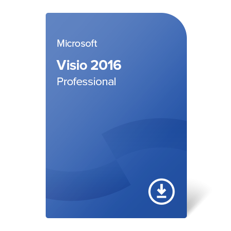 Microsoft Visio 2016 Professional (D87-07120) certificat electronic