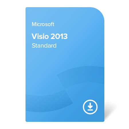 Microsoft Visio 2013 Standard, D86-04736 certificat electronic