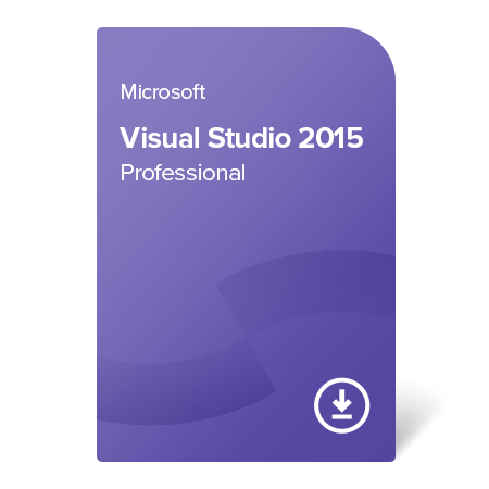 Microsoft Visual Studio 2015 Professional, C5E-01235 certificat electronic