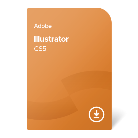 Adobe Illustrator CS5 ENG ESD (ADB-IL-CS5-EN) Windows OS, certificat electronic
