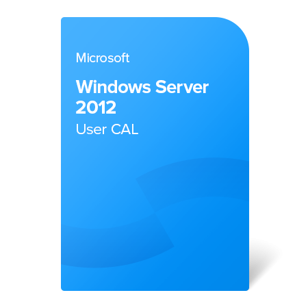 Microsoft Windows Server 2012 User CAL, R18-00145 certificat electronic