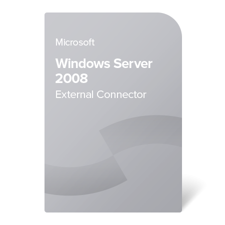 Microsoft Windows Server 2008 External Connector, R39-01181 certificat electronic