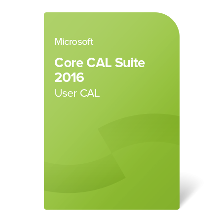 Microsoft Core CAL Suite 2016 User CAL, A00196 certificat electronic