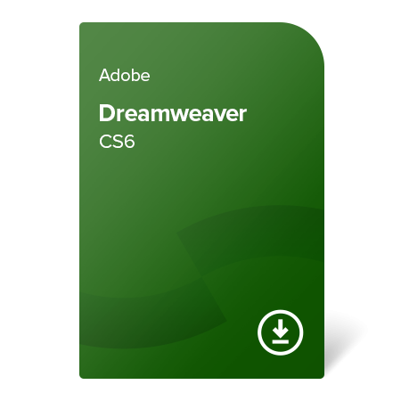 Adobe Dreamweaver CS6 ENG ESD (ADB-DREAM-CS6-EN) certificat electronic