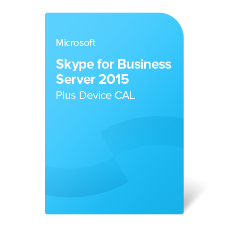 Skype for Business Server 2015 Plus Device CAL certificat electronic