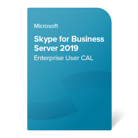 Skype for Business Server 2019 Enterprise User CAL certificat electronic