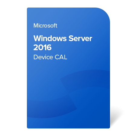 Microsoft Windows Server 2016 Device CAL, R18-05187 certificat electronic