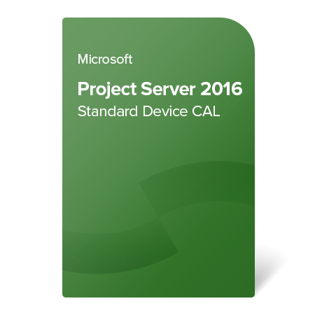 Microsoft Project Server 2016 Standard Device CAL OLP NL, H21-03451 certificat electronic