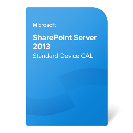 Microsoft SharePoint Server 2013 Standard Device CAL OLP NL, 76M-01513 certificat electronic