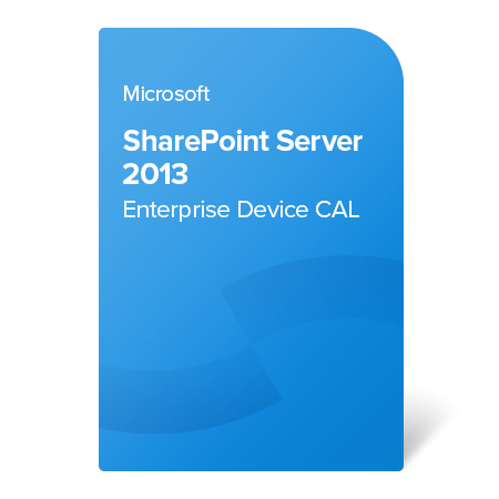 Microsoft SharePoint Server 2013 Enterprise Device CAL OLP NL, 76N-03699 certificat electronic