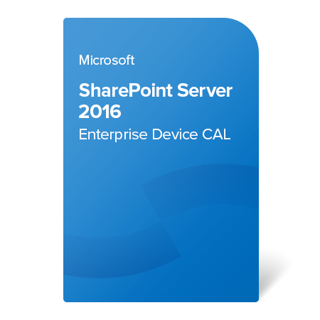 Microsoft SharePoint Server 2016 Enterprise Device CAL, 76N-03787 certificat electronic