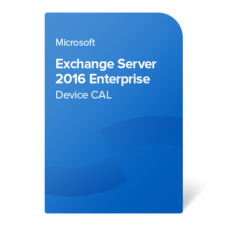 Microsoft Exchange Server 2016 Enterprise Device CAL, PGI-00683 certificat electronic