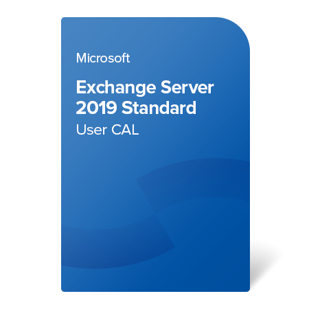 Microsoft Exchange 2019 Standard User CAL certificat electronic