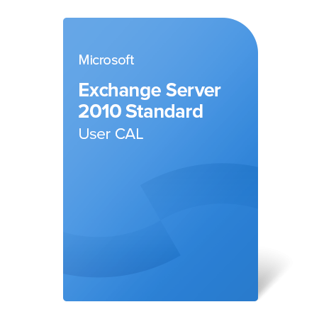 Microsoft Exchange Server 2010 Standard User CAL certificat electronic