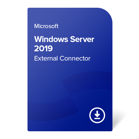 Microsoft Windows Server 2019 External Connector, R39-01227 certificat electronic