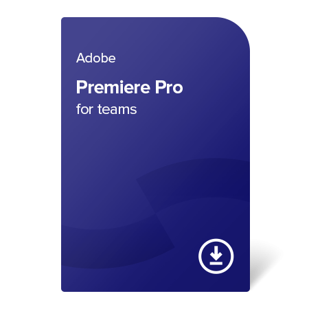 Adobe Premiere Pro for teams (EN) – 1 an digital certificate