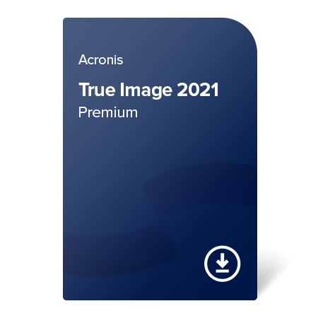 Acronis True Image 2021 Premium – 1 an Pentru 3 dispozitive, certificat electronic